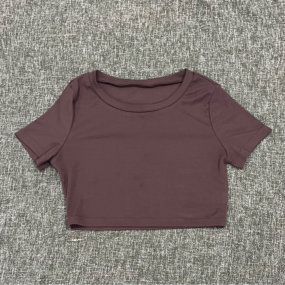 Brown Women's Crop Top